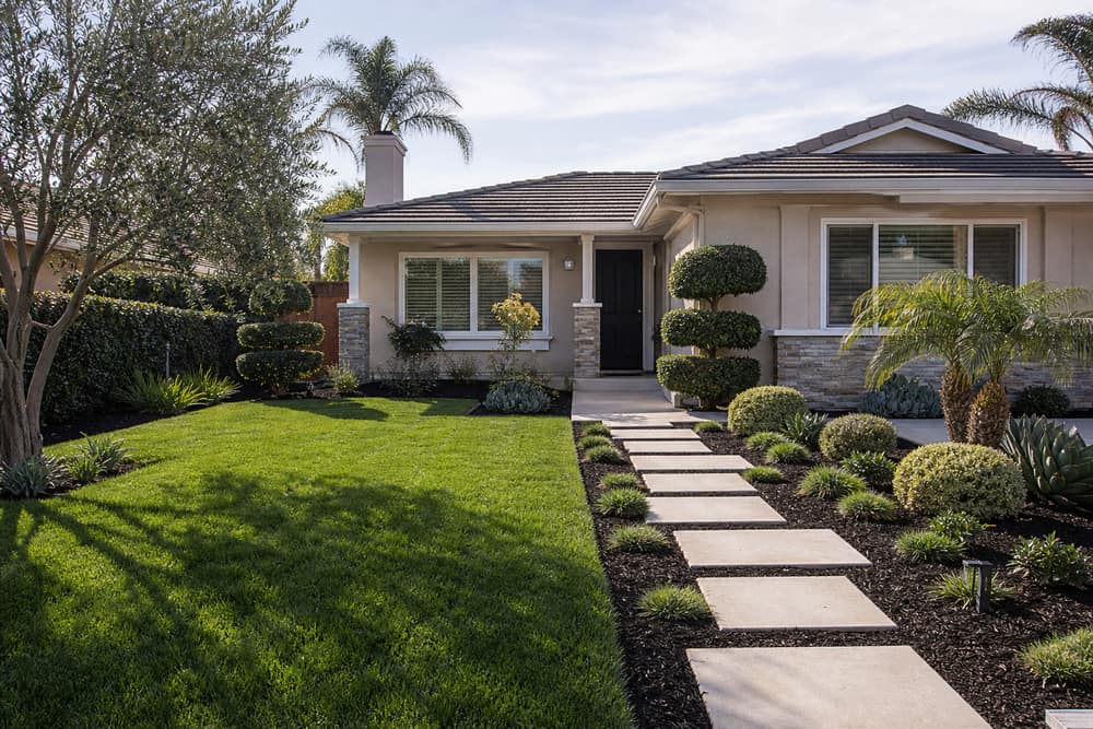 Full front-yard redesign